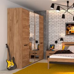АФИНА А11а Шкаф для одежды (крафт) в Менделеевске - mendeleevsk.mebel24.online | фото 2