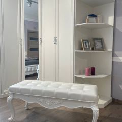 Банкетка Мишель (белый матовый) в Менделеевске - mendeleevsk.mebel24.online | фото 5