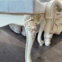 Банкетка Мона Лиза (крем) в Менделеевске - mendeleevsk.mebel24.online | фото 3