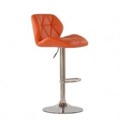 Барный стул Barneo N-85 Diamond оранжевый в Менделеевске - mendeleevsk.mebel24.online | фото