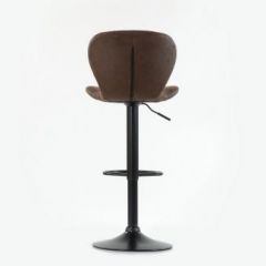 Барный стул Barneo N-86 Time / Black / VPU Brown Vintage коричневый винтаж PK970-18 в Менделеевске - mendeleevsk.mebel24.online | фото 2