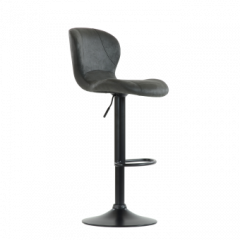 Барный стул Barneo N-86 Time / Black / VPU Dark Gray Vintage серый винтаж 970-11 в Менделеевске - mendeleevsk.mebel24.online | фото