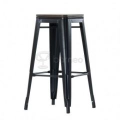 Барный табурет Barneo N-237 Tolix style Wood (цвет RAL) в Менделеевске - mendeleevsk.mebel24.online | фото