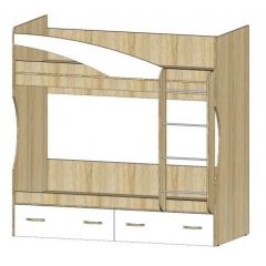 БУРАТИНО Детская (Сонома/Белый) в Менделеевске - mendeleevsk.mebel24.online | фото 2