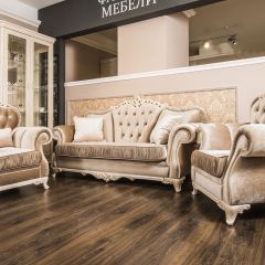 Диван Патрисия с раскладным механизмом (серый глянец) в Менделеевске - mendeleevsk.mebel24.online | фото 5
