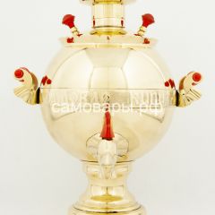 Электрический классический самовар на 3 л формы "Петух" в наборе VIP в Менделеевске - mendeleevsk.mebel24.online | фото 3