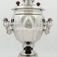 Электрический самовар на 3 литра из латуни никелированный формы "Желудь" в наборе №1 с защитой от выкипания в Менделеевске - mendeleevsk.mebel24.online | фото 8