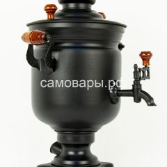 Электрический самовар "Черный Русский" матовая банка на 3 литра (Ограниченная серия) в Менделеевске - mendeleevsk.mebel24.online | фото 2