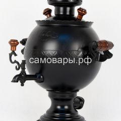 Электрический самовар "Черный Русский" матовый шар на 3 литра. Ограниченная серия. в Менделеевске - mendeleevsk.mebel24.online | фото