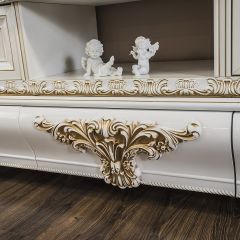 Гостиная Алсу 1+ТВ+1 (белый глянец) в Менделеевске - mendeleevsk.mebel24.online | фото 3