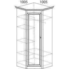 Гостиная Флоренция 4 Дуб оксфорд в Менделеевске - mendeleevsk.mebel24.online | фото 6