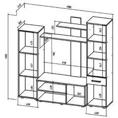 ИБИЦА Гостиная (ЯШС/ЯШТ) в Менделеевске - mendeleevsk.mebel24.online | фото 2