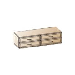 Гостиная Карина Композиция 12 (Акация Молдау) в Менделеевске - mendeleevsk.mebel24.online | фото 5