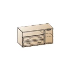Гостиная Карина Композиция 22 (Акация Молдау) в Менделеевске - mendeleevsk.mebel24.online | фото 8