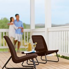 Комплект мебель Рио Патио (Rio Patio set) виски-коричневый в Менделеевске - mendeleevsk.mebel24.online | фото 3