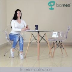Кресло Barneo N-14 WoodMold прозрачный в Менделеевске - mendeleevsk.mebel24.online | фото 2