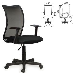 Кресло BRABIX "Spring MG-307" (черное TW) 531406 в Менделеевске - mendeleevsk.mebel24.online | фото 2