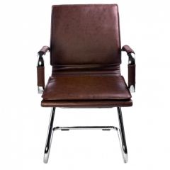 Кресло для посетителя Бюрократ CH-993-Low-V/Brown коричневый в Менделеевске - mendeleevsk.mebel24.online | фото 4