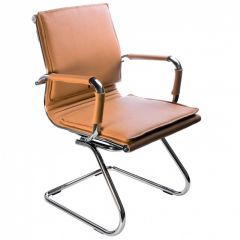 Кресло для посетителя Бюрократ CH-993-Low-V/Camel светло-коричневый в Менделеевске - mendeleevsk.mebel24.online | фото