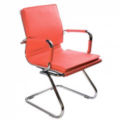 Кресло для посетителя Бюрократ CH-993-Low-V/Red красный в Менделеевске - mendeleevsk.mebel24.online | фото