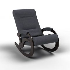 Кресло-качалка Вилла 11-Т-ГР (тканьвенге) ГРАФИТ в Менделеевске - mendeleevsk.mebel24.online | фото