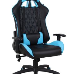 Кресло компьютерное BRABIX "GT Master GM-110" (черное/голубое) 531928 в Менделеевске - mendeleevsk.mebel24.online | фото