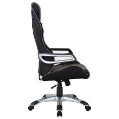 Кресло компьютерное BRABIX Techno GM-002 (ткань) черное/серое, вставки белые (531815) в Менделеевске - mendeleevsk.mebel24.online | фото 4