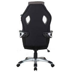 Кресло компьютерное BRABIX Techno GM-002 (ткань) черное/серое, вставки белые (531815) в Менделеевске - mendeleevsk.mebel24.online | фото 6