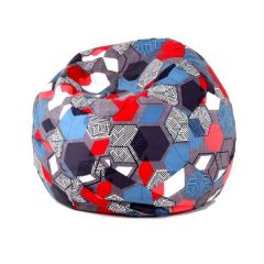 Кресло-мешок Мяч M (Geometry Slate) в Менделеевске - mendeleevsk.mebel24.online | фото
