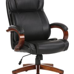 Кресло офисное BRABIX PREMIUM "Magnum EX-701" (дерево, рециклированная кожа, черное) 531827 в Менделеевске - mendeleevsk.mebel24.online | фото