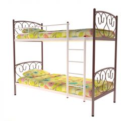 Кровать 2-х ярусная Злата 800*2000 (МилСон) в Менделеевске - mendeleevsk.mebel24.online | фото 3