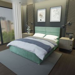 Кровать Аврора Решетка+ПМ+Дно (1200) в Менделеевске - mendeleevsk.mebel24.online | фото