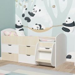 Кровать-чердак Малыш 7 в Менделеевске - mendeleevsk.mebel24.online | фото 7