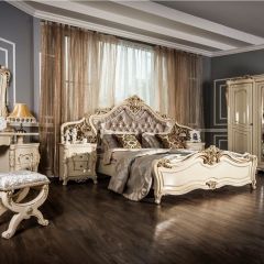 Кровать 1800 Джоконда (крем) в Менделеевске - mendeleevsk.mebel24.online | фото 7