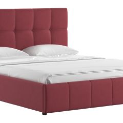 Кровать двойная Хлоя 160 + ортопед + ПМ + дно (арт. Макс 325 (ягодный)) в Менделеевске - mendeleevsk.mebel24.online | фото