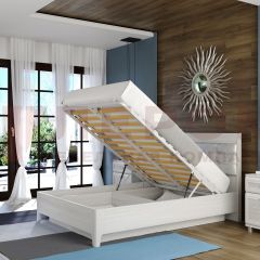 Кровать КР-1072 с мягким изголовьем в Менделеевске - mendeleevsk.mebel24.online | фото 5