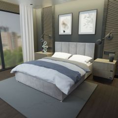 Кровать Мерида Решетка+ПМ+Дно (1400) в Менделеевске - mendeleevsk.mebel24.online | фото