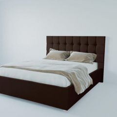 Кровать Венеция без основания 800 (экокожа коричневая) в Менделеевске - mendeleevsk.mebel24.online | фото