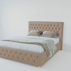 Кровать Версаль 1200 без основания (велюр серый) в Менделеевске - mendeleevsk.mebel24.online | фото