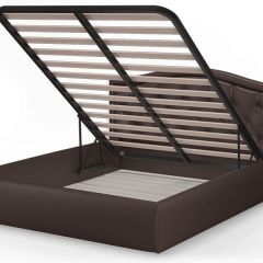 Кровать Стелла 1600*2000 Rock 05 (коричневый) в Менделеевске - mendeleevsk.mebel24.online | фото 4