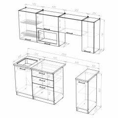 Кухонный гарнитур Инна ультра 2000 в Менделеевске - mendeleevsk.mebel24.online | фото 4