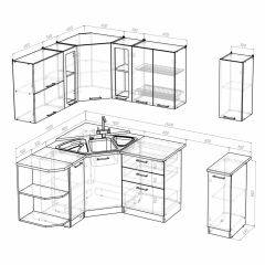 Кухонный гарнитур Лира оптима 1500*1800 в Менделеевске - mendeleevsk.mebel24.online | фото 3