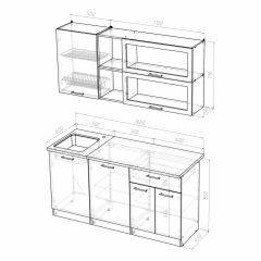 Кухонный гарнитур Лира стандарт 1600 в Менделеевске - mendeleevsk.mebel24.online | фото 4