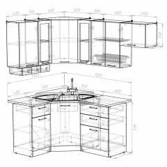 Кухонный гарнитур Симона литл 1300*2000 в Менделеевске - mendeleevsk.mebel24.online | фото 3