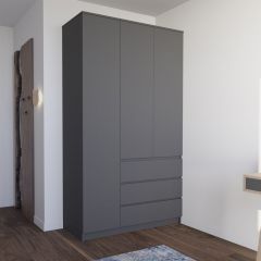 МОРИ МШ 1200.1 Шкаф (графит) в Менделеевске - mendeleevsk.mebel24.online | фото