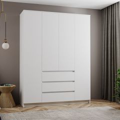 МОРИ МШ 1600.1 Шкаф (белый) в Менделеевске - mendeleevsk.mebel24.online | фото