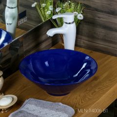 Накладная раковина melana mln-t4006-b1 (синяя) в Менделеевске - mendeleevsk.mebel24.online | фото