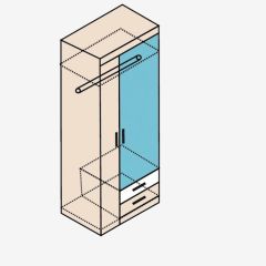 НИКА Н10з Шкаф для одежды в Менделеевске - mendeleevsk.mebel24.online | фото 4