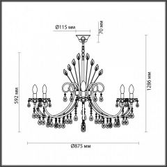 Подвесная люстра Odeon Light Versia 4977/10 в Менделеевске - mendeleevsk.mebel24.online | фото 5