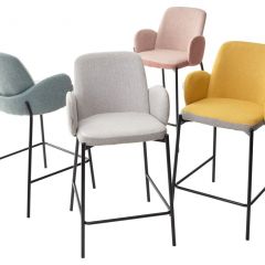 Полубарный стул NYX (H=65cm) VF113 светлая мята / VF115 серо-зеленый М-City в Менделеевске - mendeleevsk.mebel24.online | фото 2